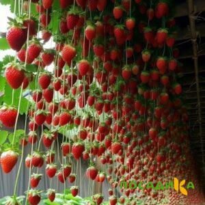 Клубника ампельная Анастасия купить по цене от 370р. в интернет-магазине «Посадика» с доставкой почтой в в Алексине и по всей России – [изображение №1].
